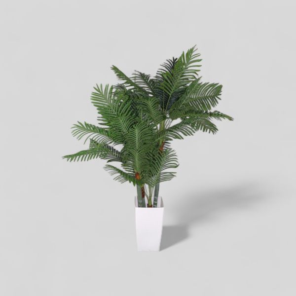 Tekokasvi valkoisessa ruukussa - korkeus 180 cm